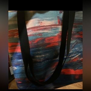 Abstract art custom tote bag